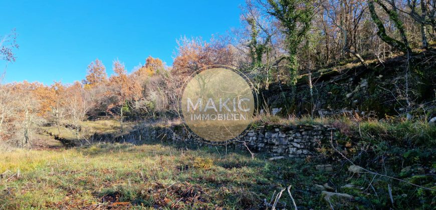 ISTRIA – GROŽNJAN – LAND WITH PROJECT AND BUILDING PERMIT