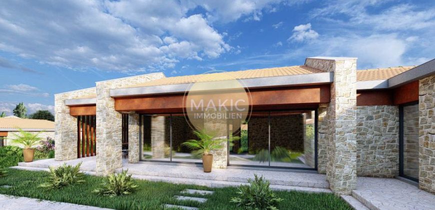 ISTRIA – Building Plot with Design for a Dream House and Pool in Istria