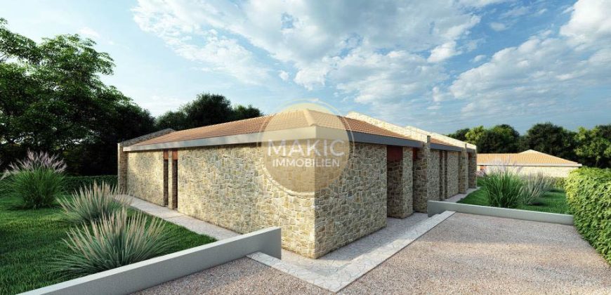 ISTRIEN – Baugrundstück mit Entwurf für ein Traumhaus und Pool in Istrien