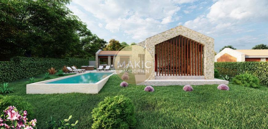 ISTRIA – Building Plot with Design for a Dream House and Pool in Istria